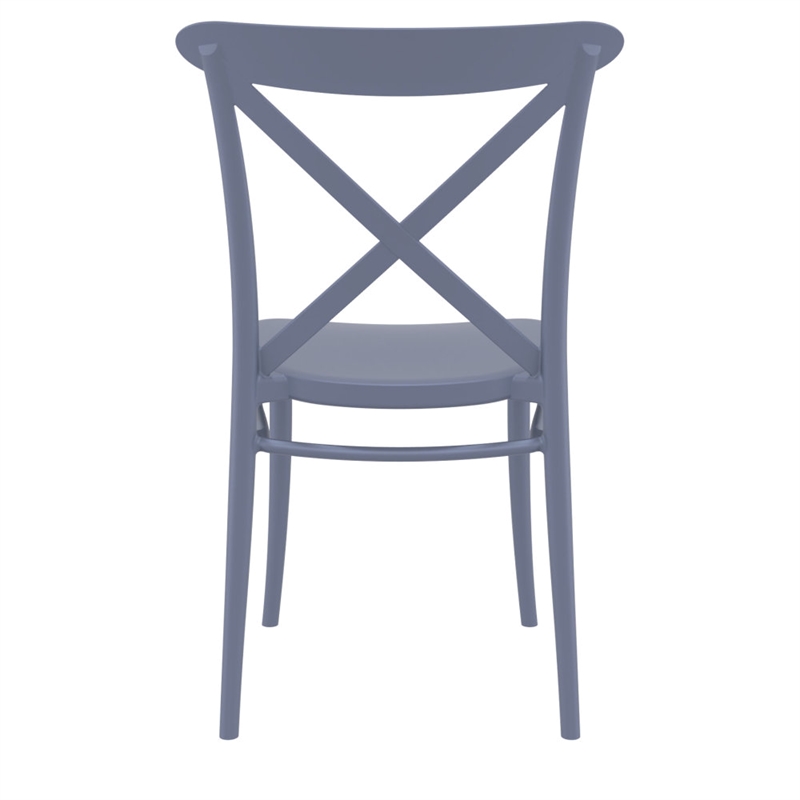 Compamia Cross Resin Outdoor Chair Dark Gray
