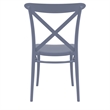 Compamia Cross Resin Outdoor Chair Dark Gray