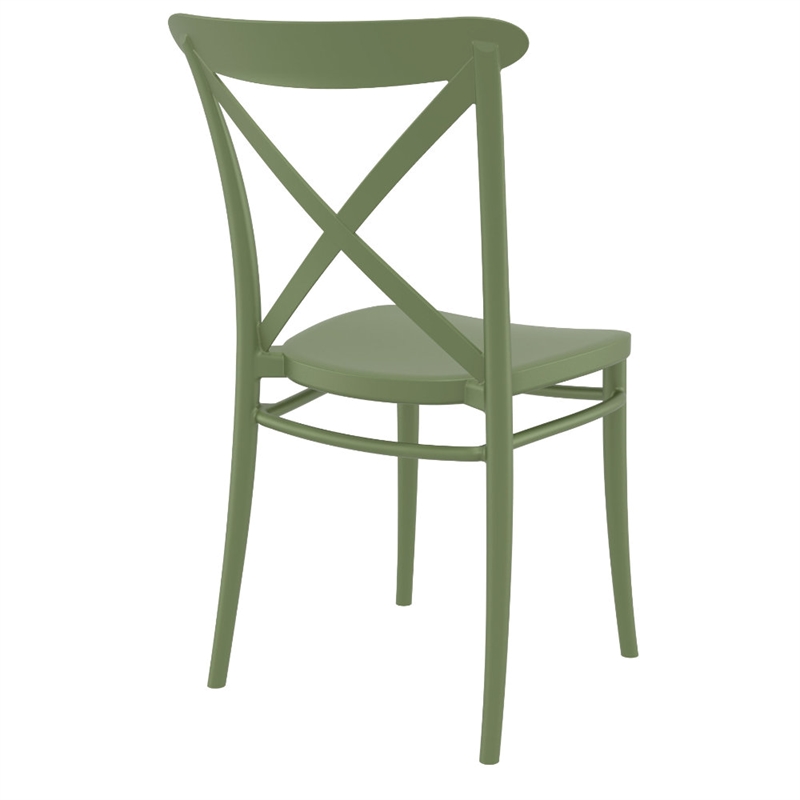 Compamia Cross Resin Outdoor Chair Olive Green