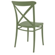 Compamia Cross Resin Outdoor Chair Olive Green