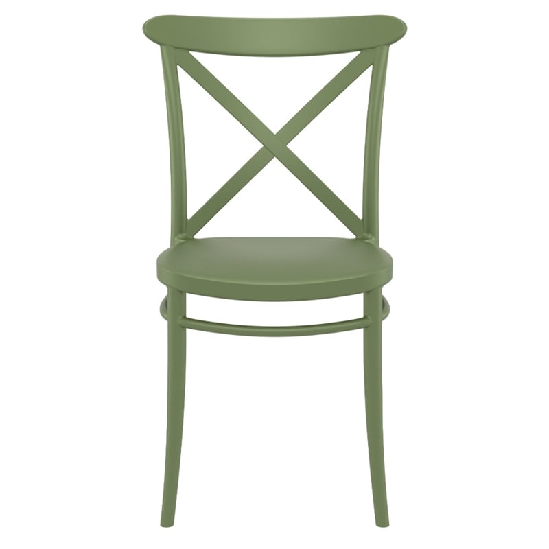 Compamia Cross Resin Outdoor Chair Olive Green