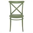 Compamia Cross Resin Outdoor Chair Olive Green