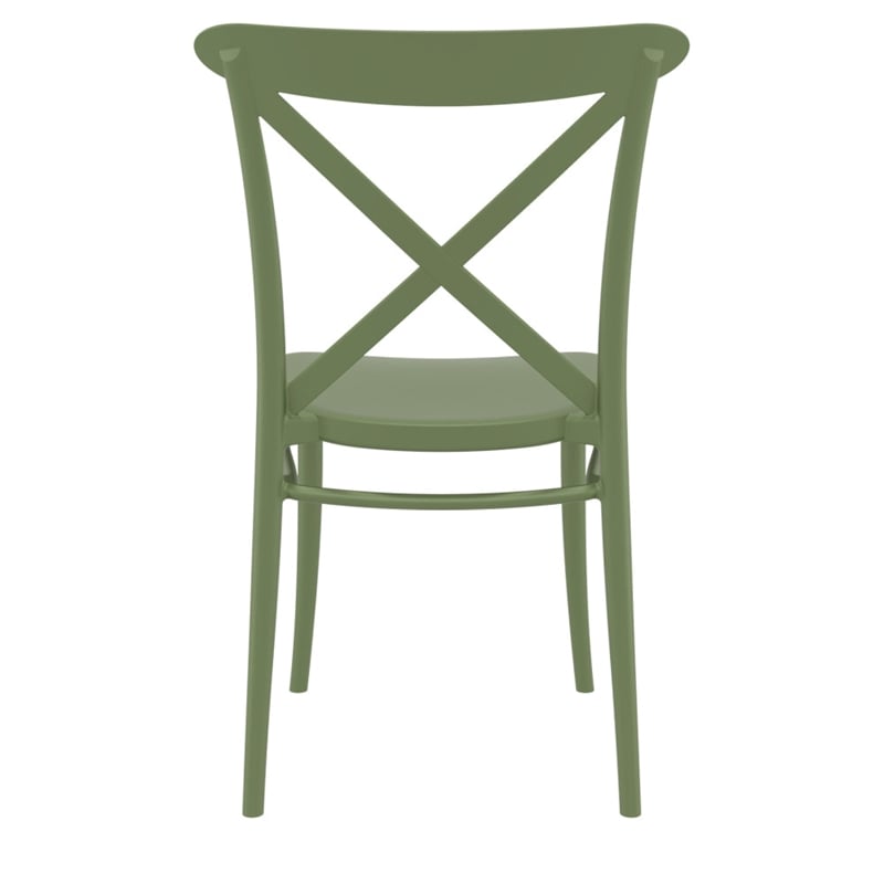 Compamia Cross Resin Outdoor Chair Olive Green