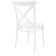 Compamia Cross Resin Outdoor Chair White