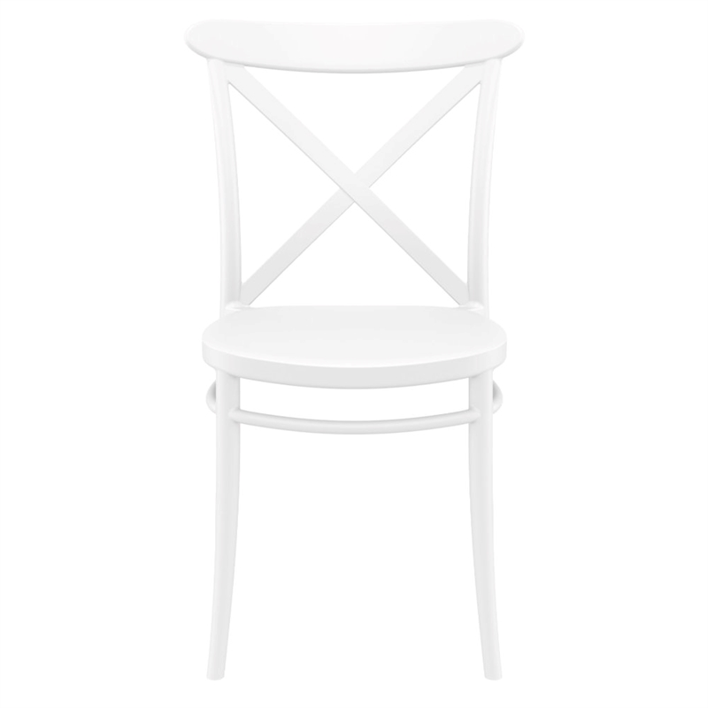 Compamia Cross Resin Outdoor Chair White