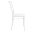 Compamia Cross Resin Outdoor Chair White