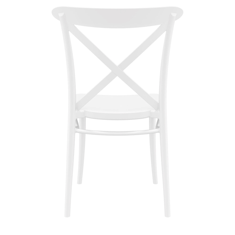 Compamia Cross Resin Outdoor Chair White