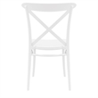 Compamia Cross Resin Outdoor Chair White