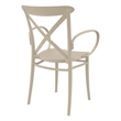 Compamia Cross XL Resin Outdoor Arm Chair Taupe