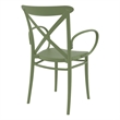 Compamia Cross XL Resin Outdoor Arm Chair Olive Green