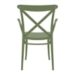 Compamia Cross XL Resin Outdoor Arm Chair Olive Green