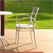 Compamia Cross XL Resin Outdoor Arm Chair White