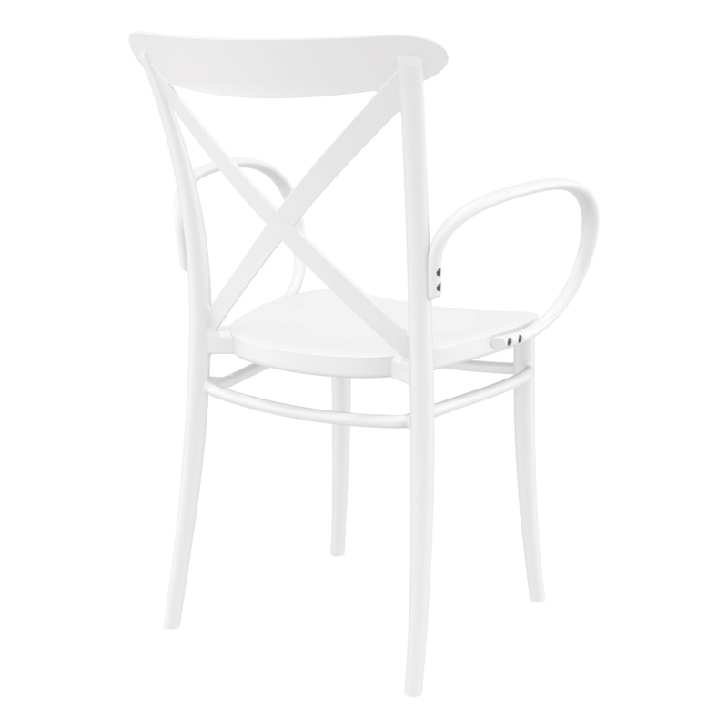 Compamia Cross XL Resin Outdoor Arm Chair White