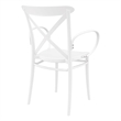 Compamia Cross XL Resin Outdoor Arm Chair White
