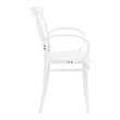 Compamia Cross XL Resin Outdoor Arm Chair White