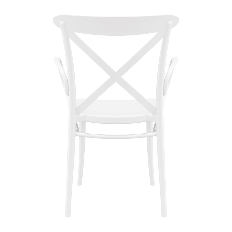 Compamia Cross XL Resin Outdoor Arm Chair White