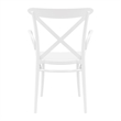 Compamia Cross XL Resin Outdoor Arm Chair White