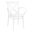 Compamia Cross XL Resin Outdoor Arm Chair White