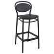 Compamia Marcel Contemporary Resin Indoor Outdoor Bar Stool Black