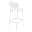 Compamia Marcel Contemporary Resin Indoor/Outdoor Bar Stool White