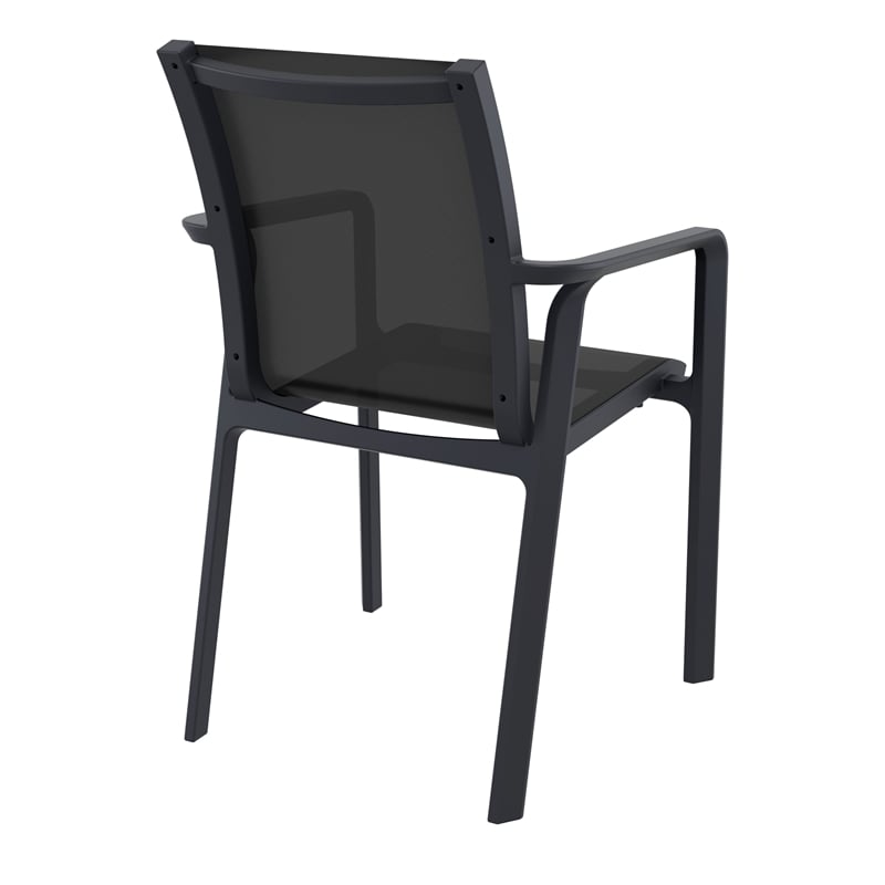 Compamia Pacific Sling Arm Chair in Black