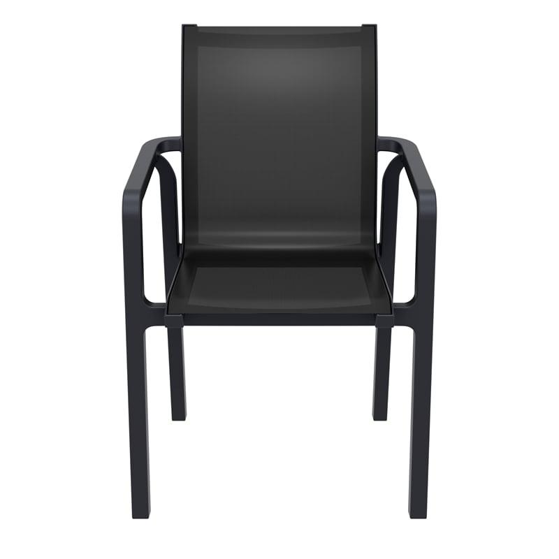 Compamia Pacific Sling Arm Chair in Black