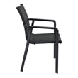 Compamia Pacific Sling Arm Chair in Black