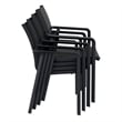 Compamia Pacific Sling Arm Chair in Black