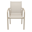 Compamia Pacific Sling Arm Chair in Taupe