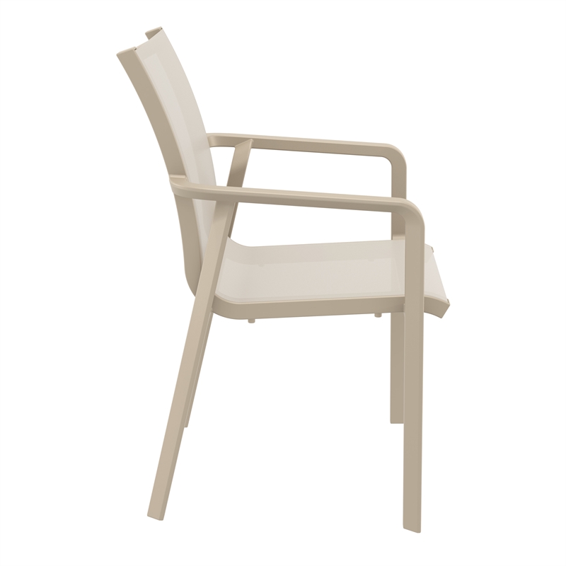 Compamia Pacific Sling Arm Chair in Taupe