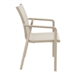 Compamia Pacific Sling Arm Chair in Taupe