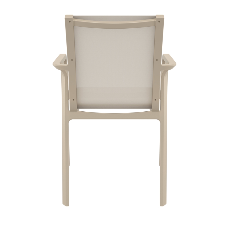 Compamia Pacific Sling Arm Chair in Taupe