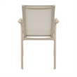 Compamia Pacific Sling Arm Chair in Taupe