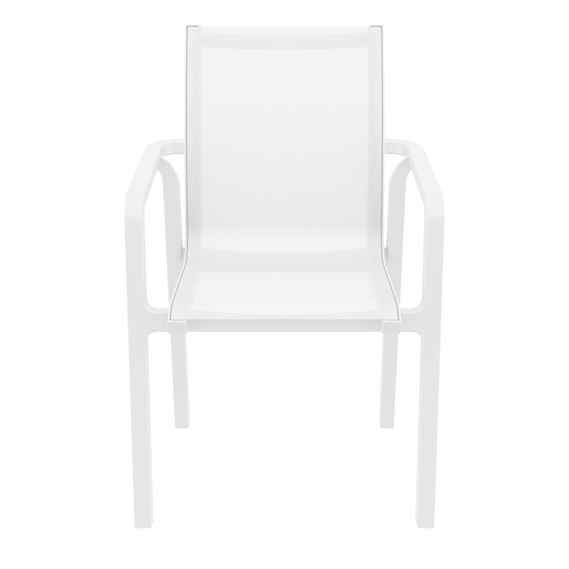 Compamia Pacific Sling Arm Chair in White
