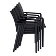 Compamia Pacific 11 Piece Sling Dining Set in Black