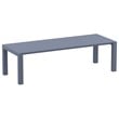 Compamia Pacific 11 Piece Sling Dining Set - Dark Gray Frame Black Sling