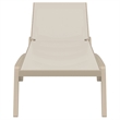 Compamia Pacific Sling Chaise Lounge Taupe Beige Finish Set of 2