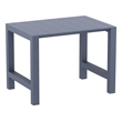 Compamia Vegas 39 inch to 55 inch Extendable Bar Table Dark Gray