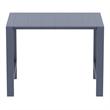 Compamia Vegas 39 inch to 55 inch Extendable Bar Table Dark Gray