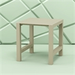 Vegas 39 inch to 55 inch Extendable Bar Table Taupe Beige