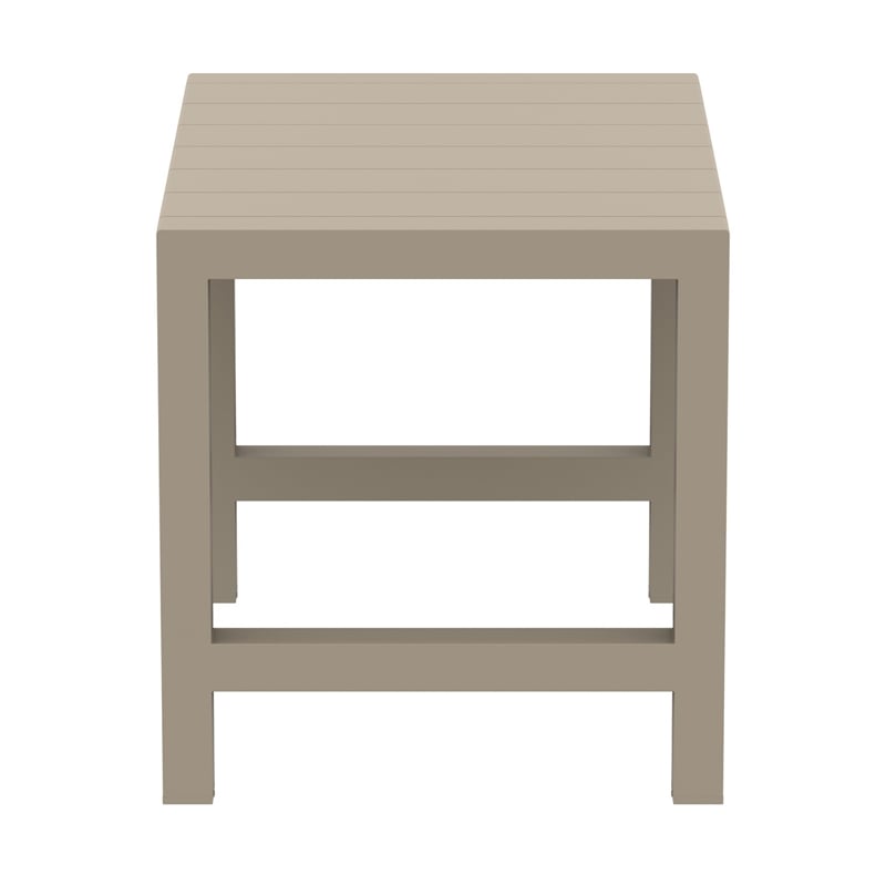 Vegas 39 inch to 55 inch Extendable Bar Table Taupe Beige