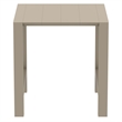 Vegas 39 inch to 55 inch Extendable Bar Table Taupe Beige