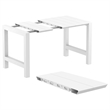 Compamia Vegas 39 inch to 55 inch Extendable Bar Table White