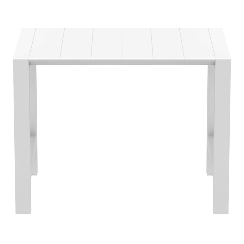 Compamia Vegas 39 inch to 55 inch Extendable Bar Table White