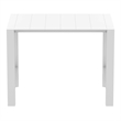 Compamia Vegas 39 inch to 55 inch Extendable Bar Table White