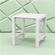 Compamia Vegas 39 inch to 55 inch Extendable Bar Table White
