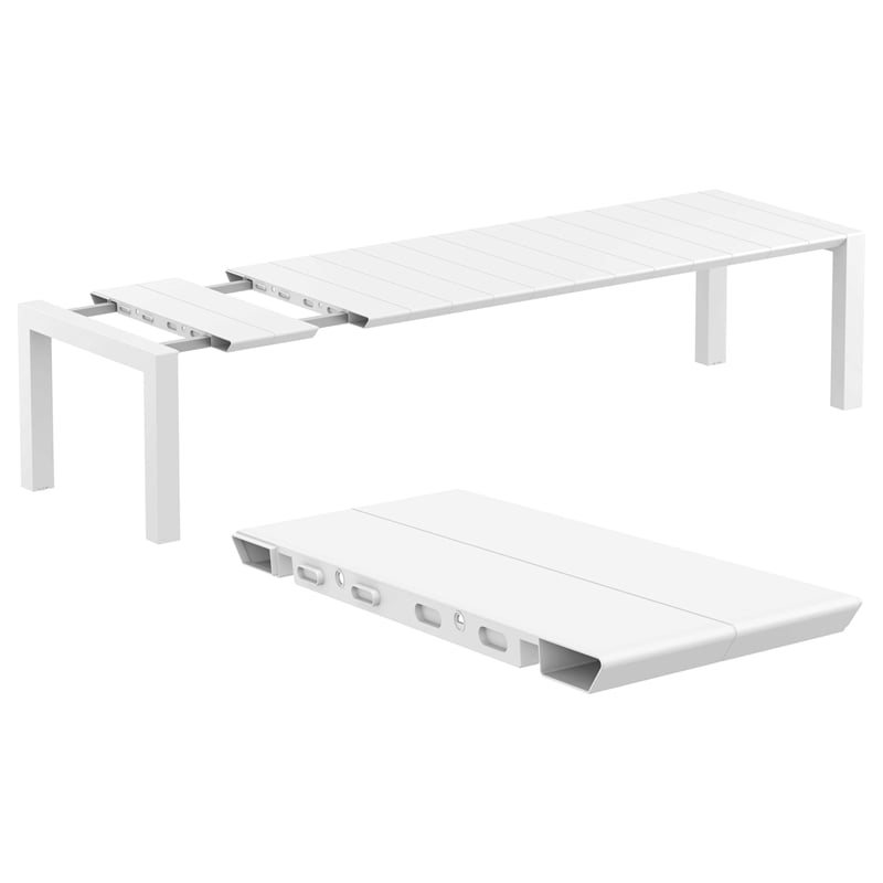 Air XL Extension 9 Piece Dining Set in White