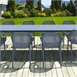 Air XL Extension 11 Piece Dining Set in Dark Gray