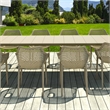 Air XL Extension 11 Piece Dining Set in Taupe