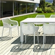 Air XL Extension 11 Piece Dining Set in White